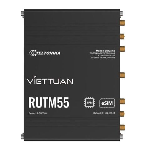 Teltonika RUTM55, Router 5G, 4G Cat 19, RS232 & RS485, eSIM