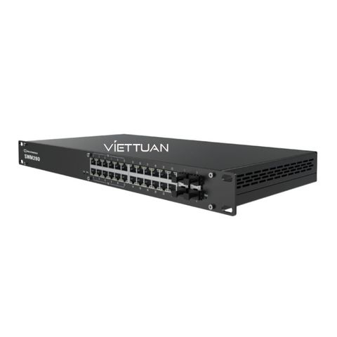 Teltonika SWM280 PoE+ 24 Port Managed Switch (12 x POE+)