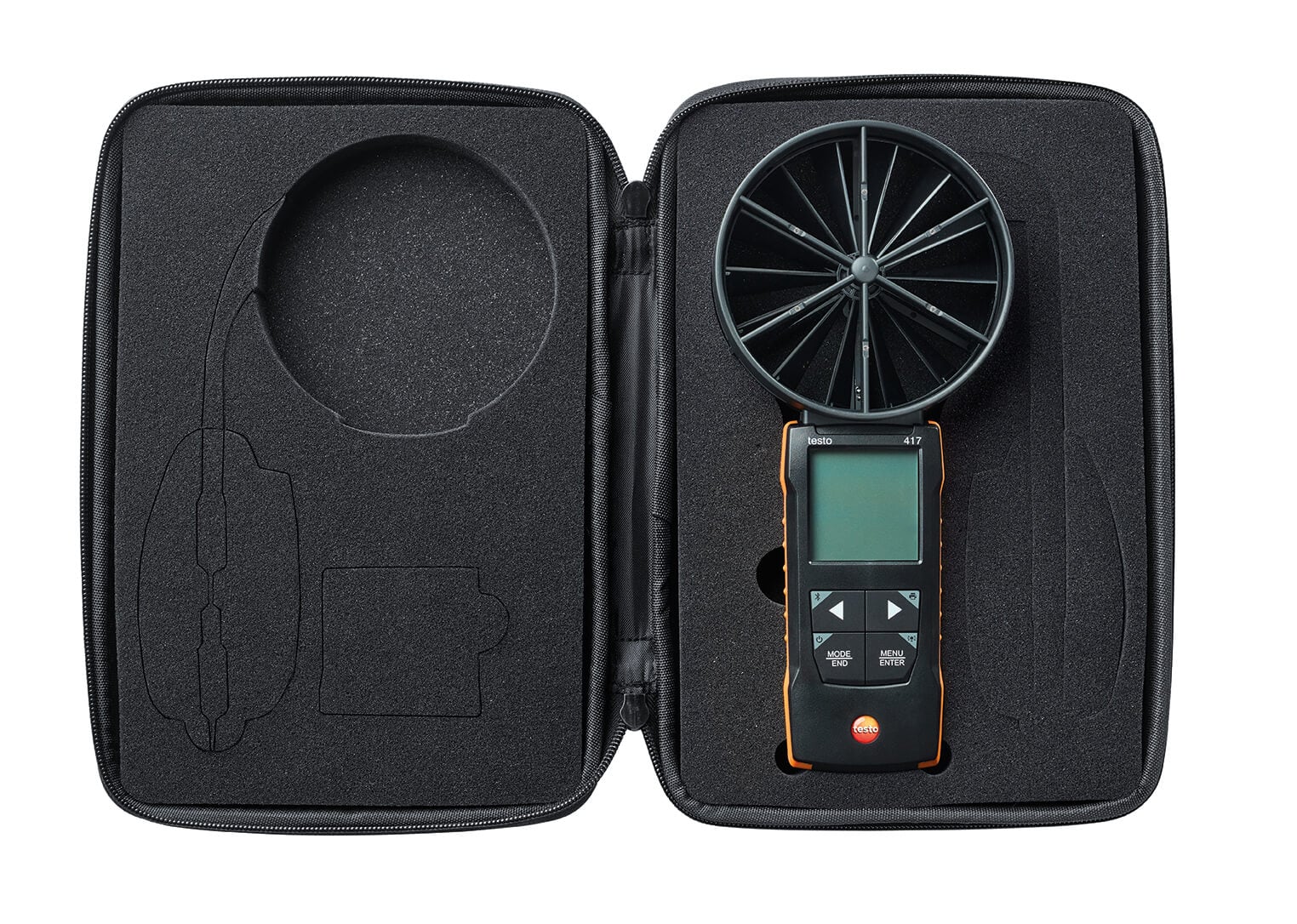 Ảnh minh họa testo 417 Kit 1 – Máy đo vận tốc gió và bộ phễu 2