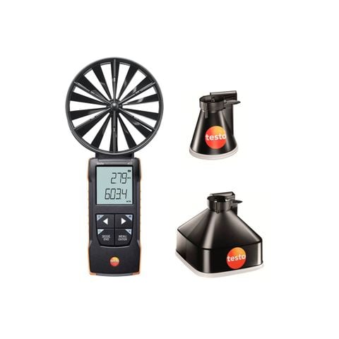 testo 417 Kit 1 – Máy đo vận tốc gió và bộ phễu