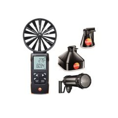  testo 417 Kit 2 – Máy đo vận tốc gió với bộ phễu và bộ nắn dòng khí 