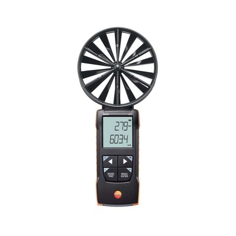 testo 417 – Máy đo vận tốc gió dạng cánh quạt 100 mm – Kết nối App