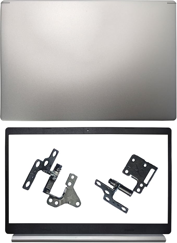 Thay Vỏ Laptop Acer Aspire A515-54G A515-55T A515-55G S50-51 N18Q13 with Hinges 60.HFQN7.002 Laptop LCD Top Back Cover Case (Silver) and Bezel Compatible for Zin