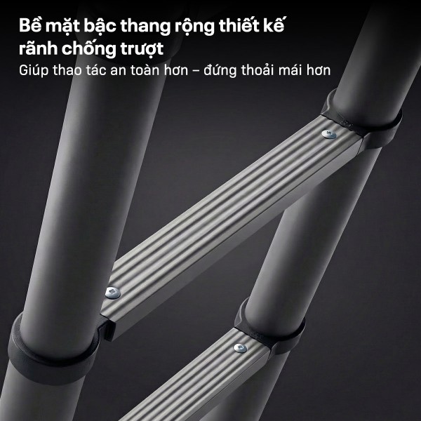 Ảnh minh họa Thang rút đơn thép carbon Fujihome STL59 3
