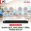 Hệ thống âm thanh quán cafe, nhà hàng 1 tầng trong nhà 03