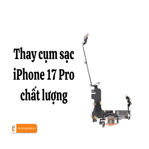 Ảnh minh họa Thay chân sạc iPhone 17 Pro 1