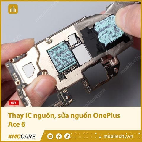 Thay IC nguồn, khắc phục lỗi nguồn OnePlus Ace 6