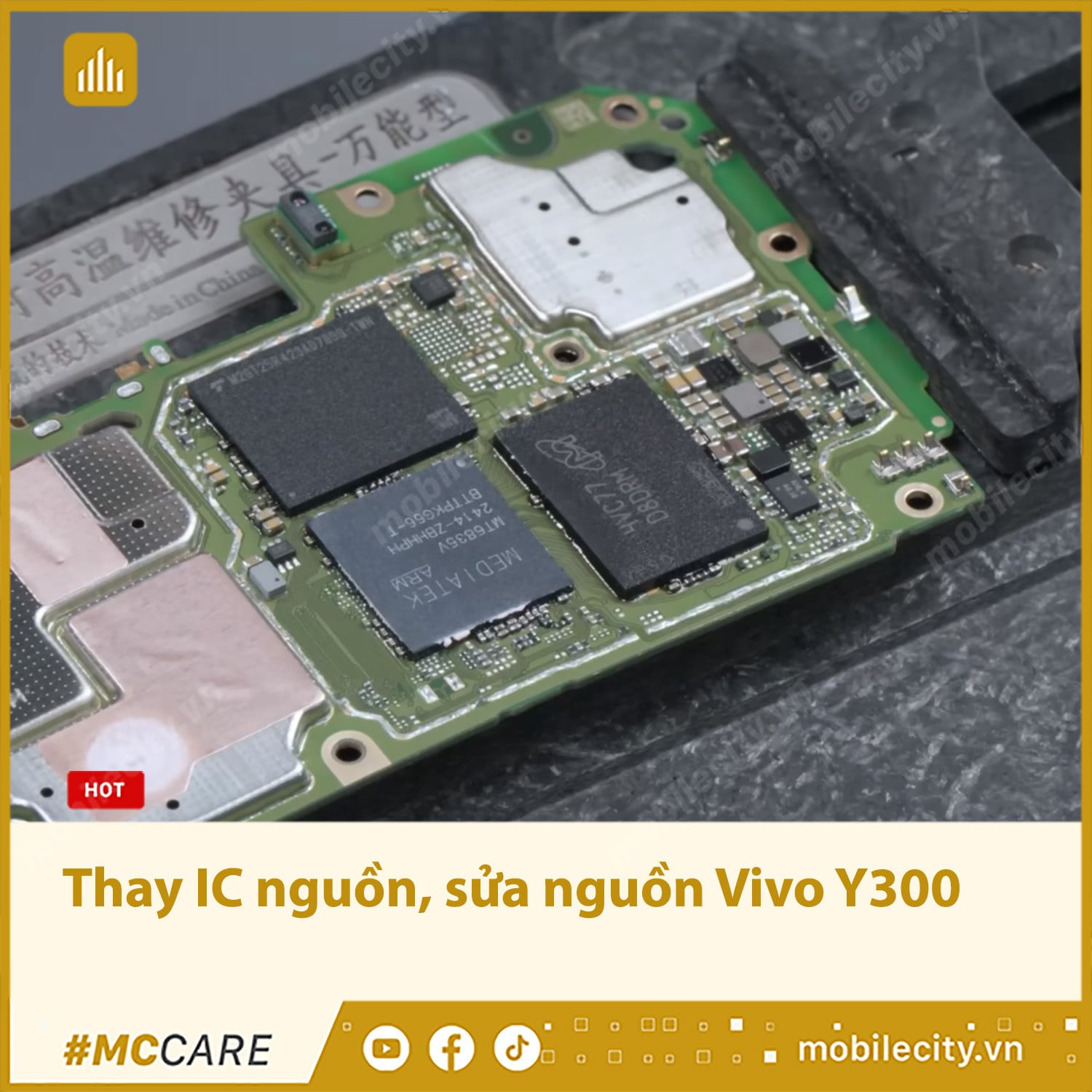Thay IC nguồn, khắc phục lỗi nguồn Vivo Y300