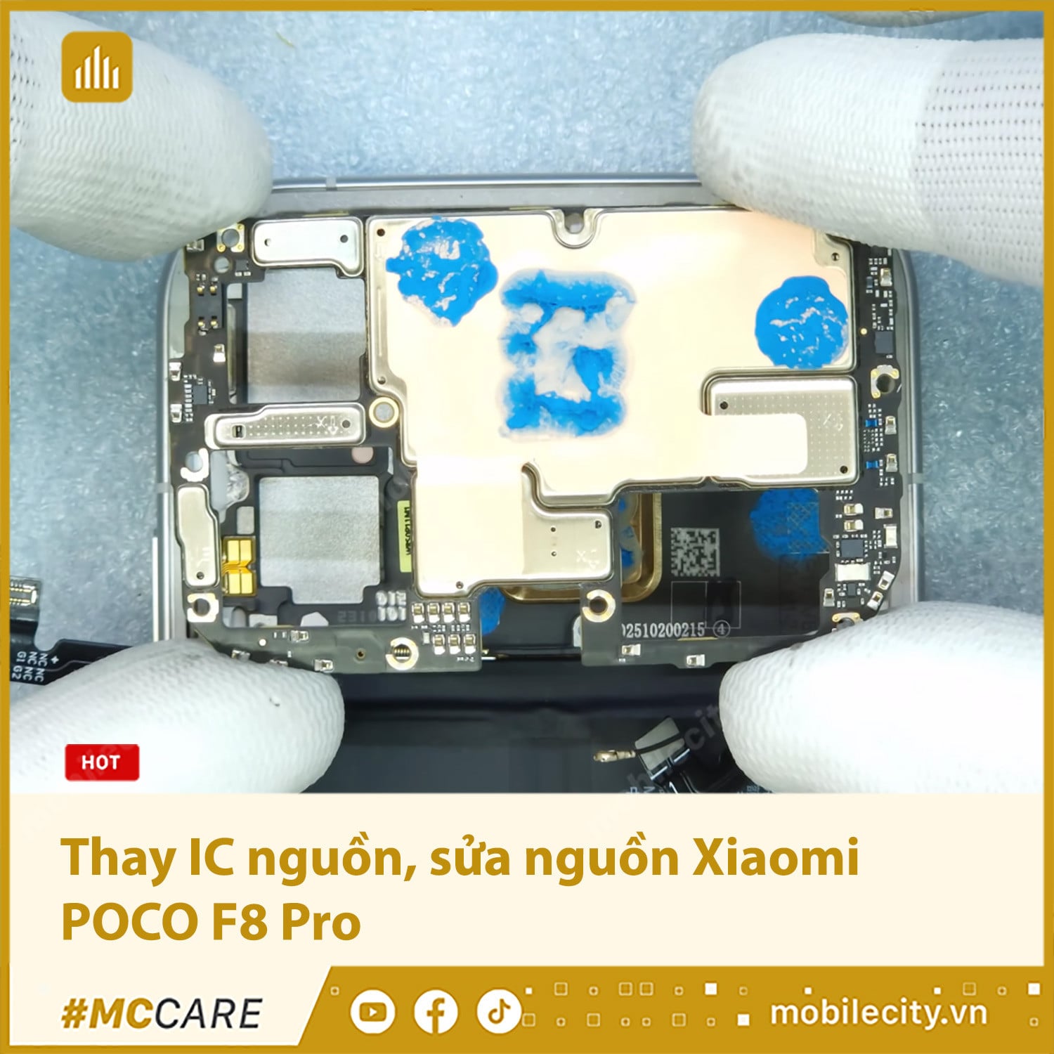 Thay IC nguồn, khắc phục lỗi nguồn Xiaomi POCO F8 Pro