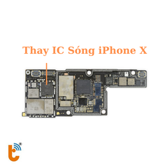  Thay IC sóng iPhone X 