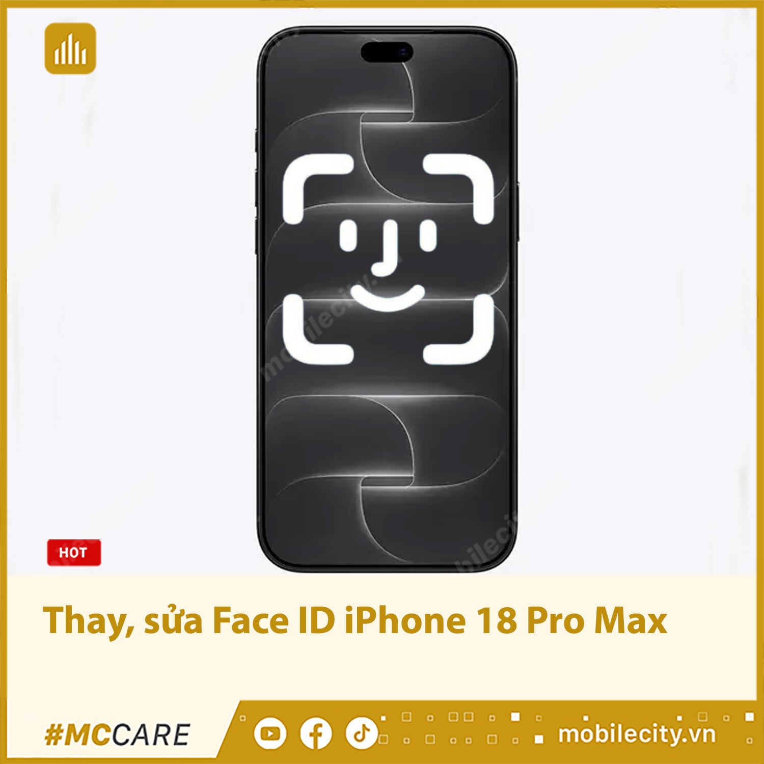 Thay, khắc phục lỗi Face ID iPhone 18 Pro Max