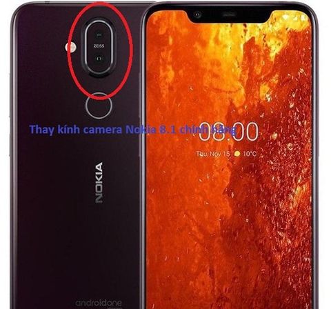 Thay Kính Camera Nokia 8.1 chính hãng ( Nokia X7)