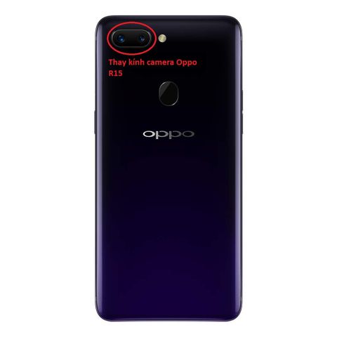 Thay kính camera Oppo R15