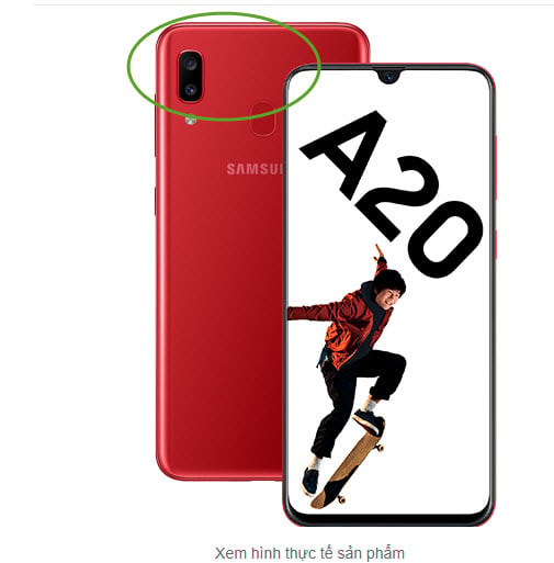 Thay Kính camera Samsung Galaxy A20 Chính Hãng