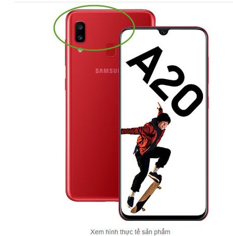 Thay Kính camera Samsung Galaxy A20 Chính Hãng