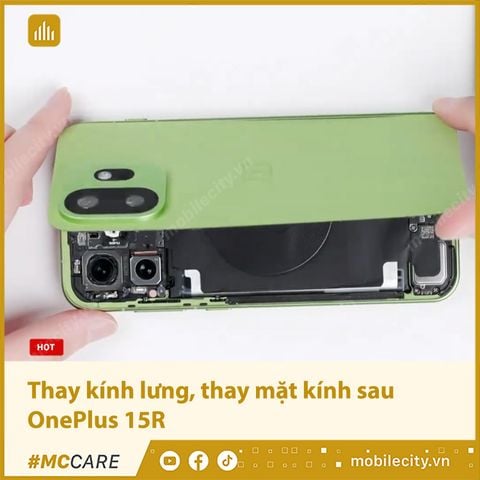 Thay kính lưng, thay mặt kính sau OnePlus 15T
