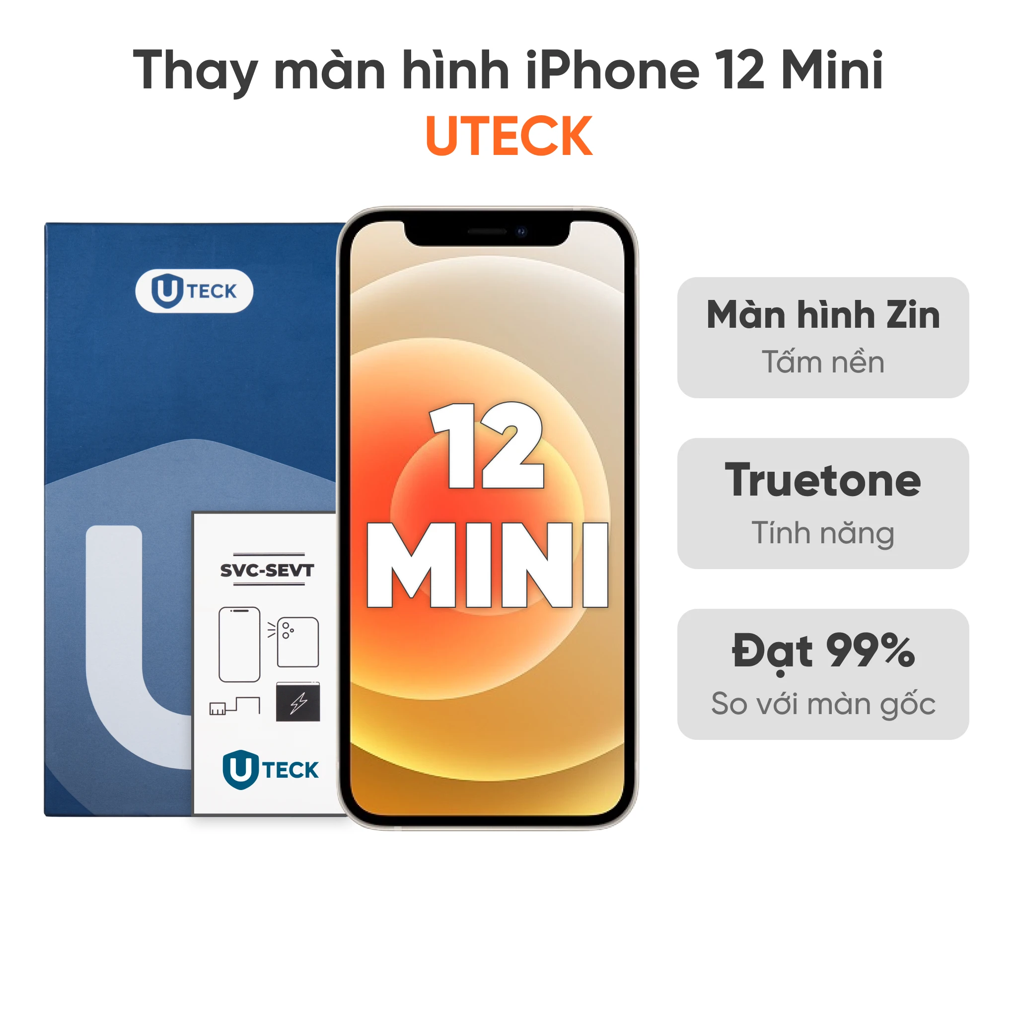 Thay màn hình iPhone 12 Mini loại UTECK