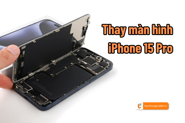 Ảnh minh họa Thay màn hình iPhone 15 Pro (A3102, A2848, A3101, A3104) 3