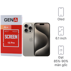  Thay màn hình iPhone 15 Pro chính hãng GENA loại A+ 