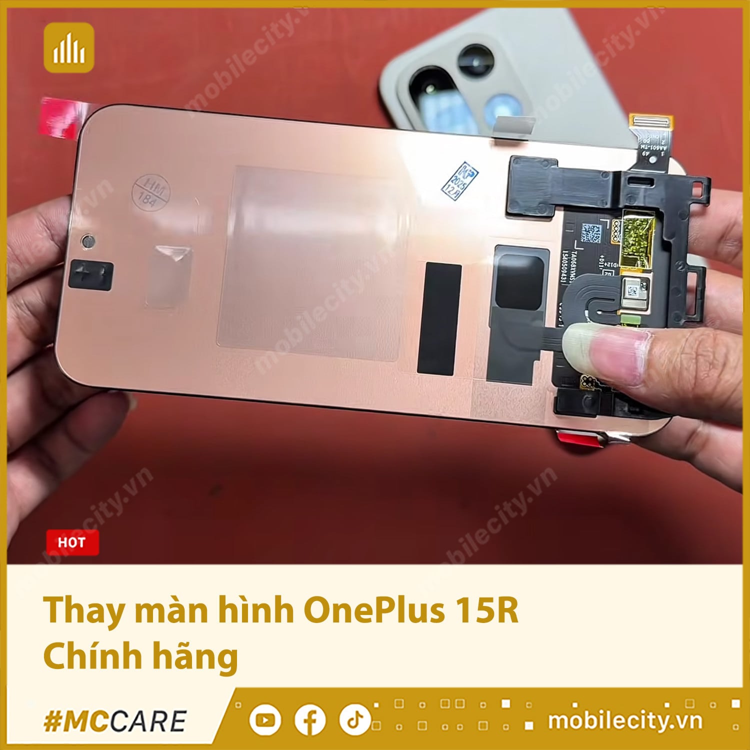 Thay màn hình OnePlus 15R Chính hãng