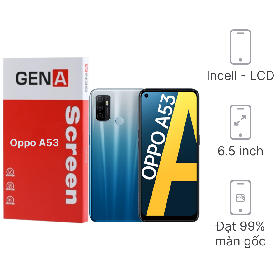 Thay màn hình Oppo A53 5G chính hãng GENA loại Pro
