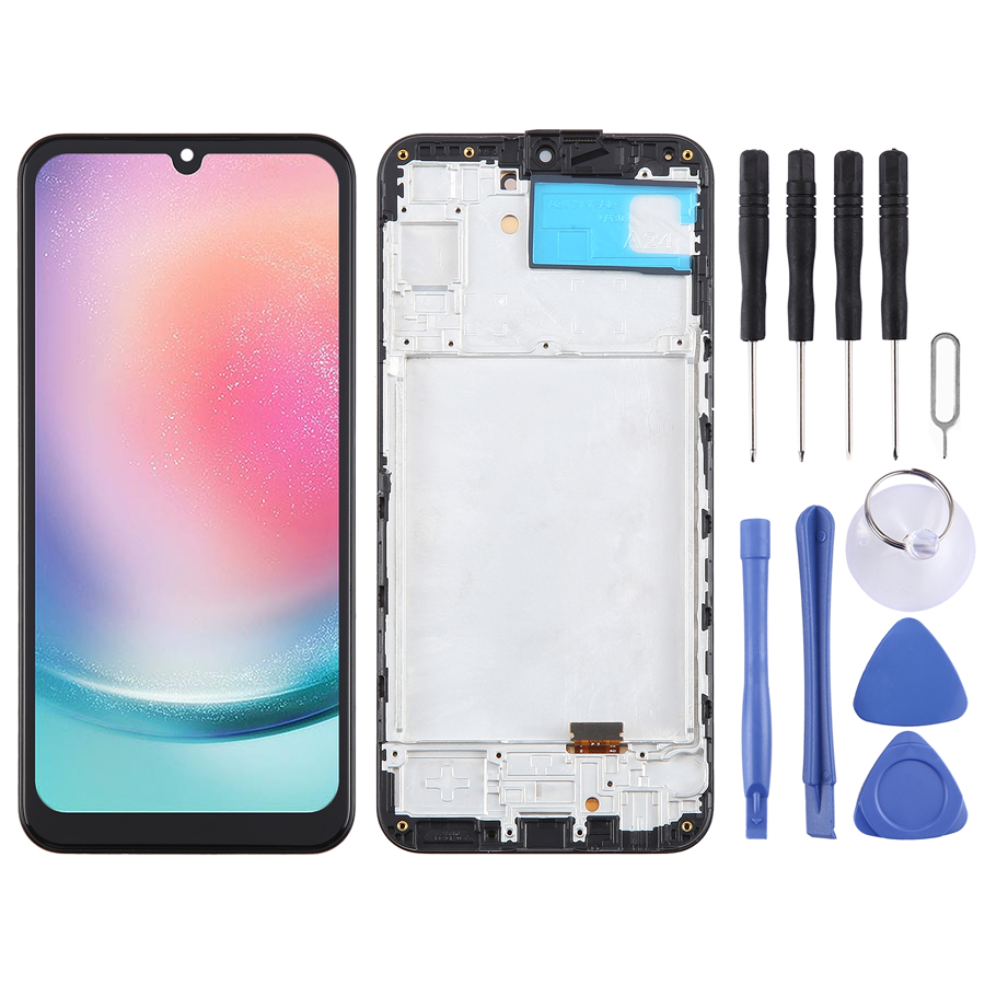 Ảnh minh họa Thay màn hình Samsung A24 nguyên khung chính hãng GENA loại Pro 2