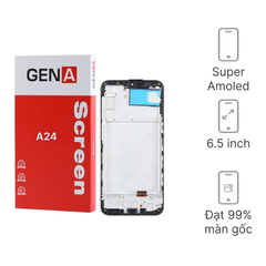  Thay màn hình Samsung A24 nguyên khung chính hãng GENA loại Pro 