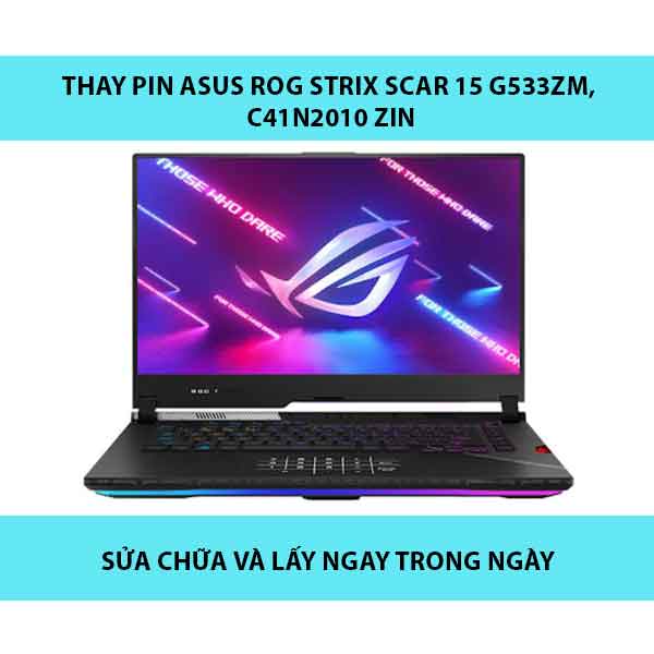 Ảnh minh họa Thay Pin Laptop Asus ROG Strix SCAR 15 G533ZM, C41N2010 Zin 1