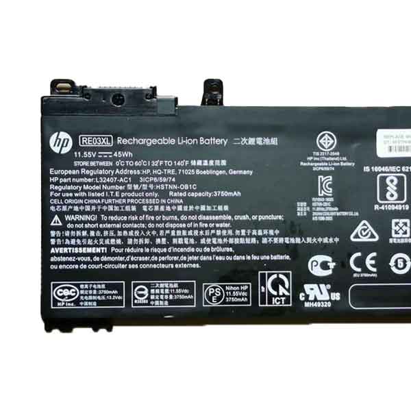 Ảnh minh họa Thay Pin Laptop HP 430 G6, 440 G6, 445 G6, 450 G6, RE03XL Zin 1