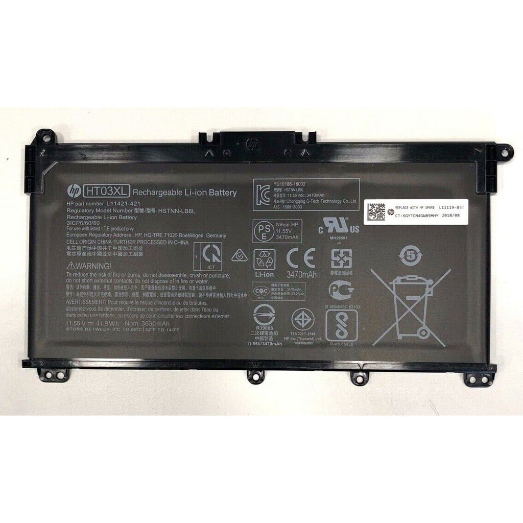 Thay Pin Laptop HP Ht03Xl (đã bao gồm công)
