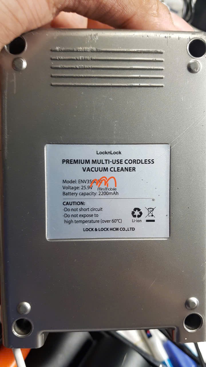 Ảnh minh họa Thay Pin Máy Hút Bụi LocknLock ENV356GRY 3