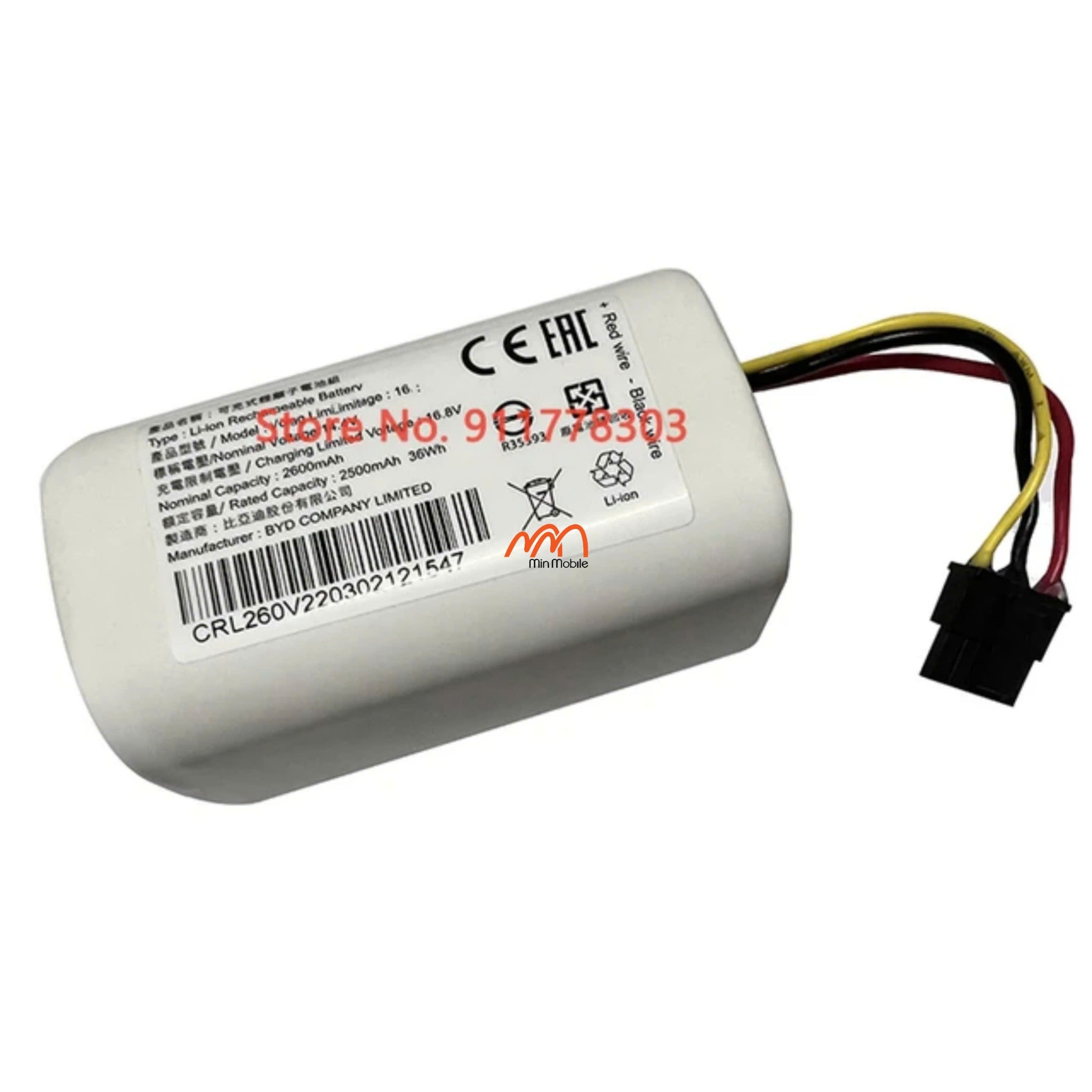 Ảnh minh họa Thay pin máy hút bụi Xiaomi Mijia 2 Lite B204 1