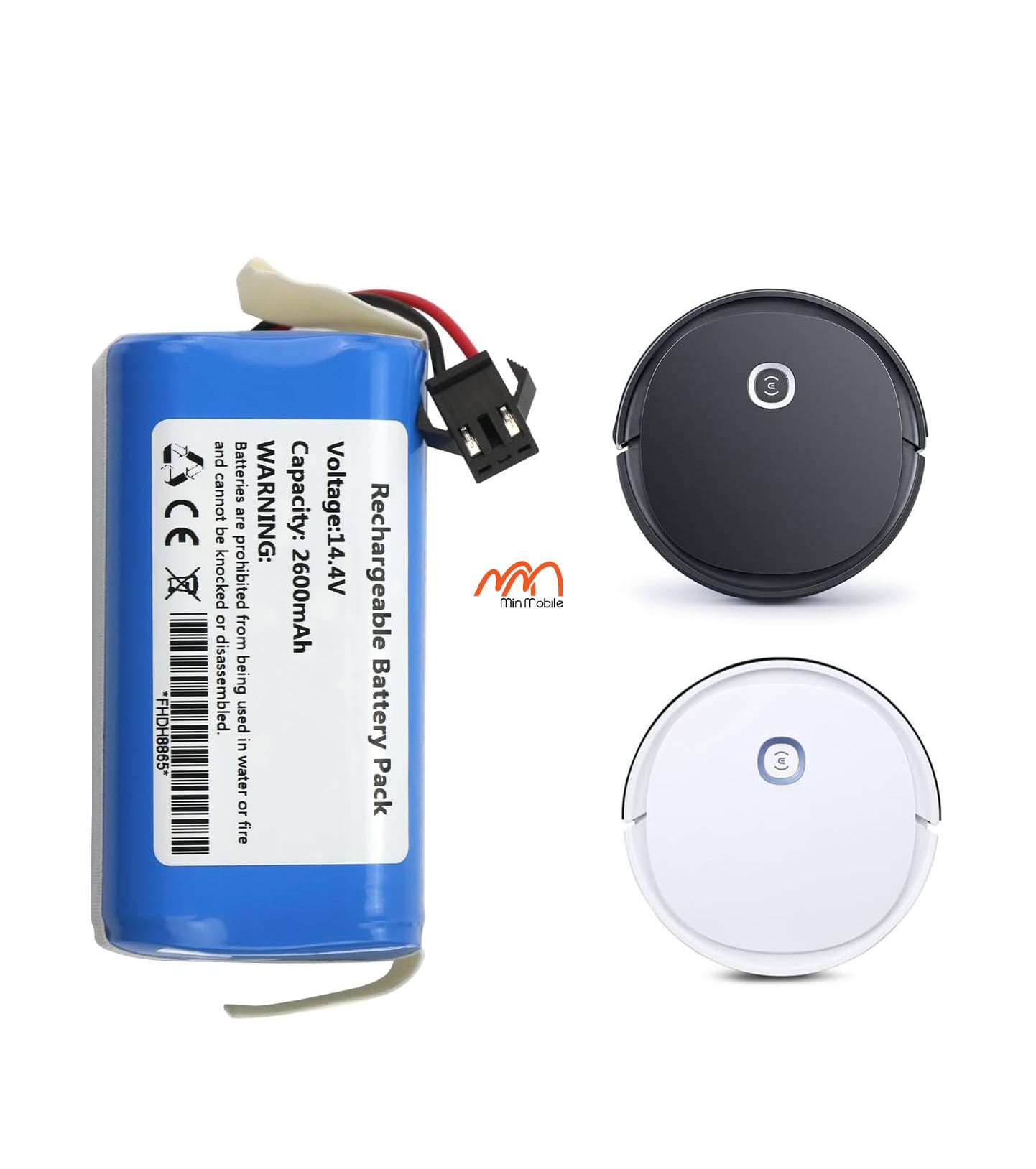 Ảnh minh họa Thay Pin Robot Hút Bụi Ecovacs Deebot U2 Pro 3