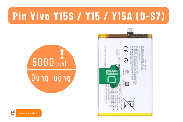 Ảnh minh họa Thay pin Vivo Y15S | Y15 | Y15A 3