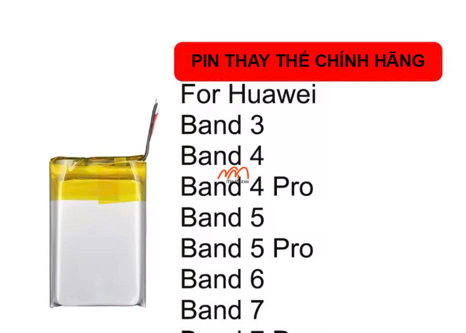 Ảnh minh họa Thay pin vòng đeo tay Huawei Band 5 / 6 / 7 / 8 1