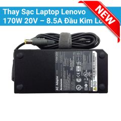  Thay Sạc Laptop Lenovo 170W 20V – 8.5A Đầu Kim Lớn 
