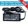 Thay Sạc Laptop Toshiba 65W 19V – 3.42A đầu thường