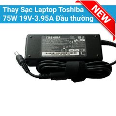  Thay Sạc Laptop Toshiba 75W 19V-3.95A Đầu thường 