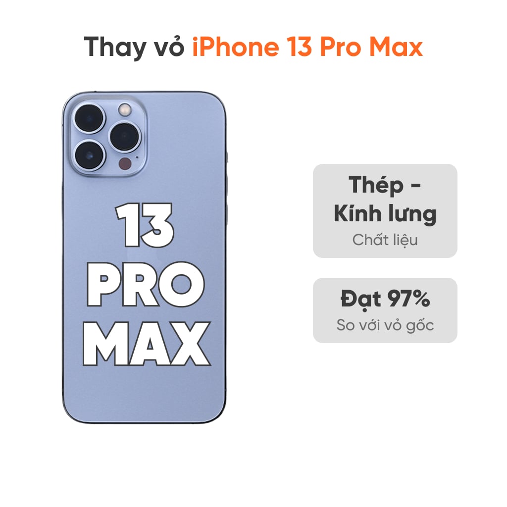 Thay vỏ iPhone 13 Pro Max 4G loại UTECK
