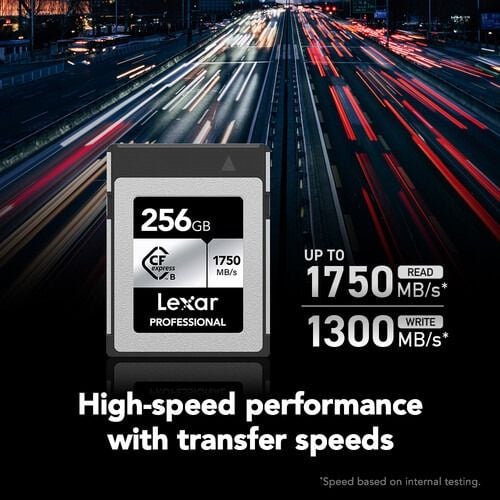 Ảnh minh họa Thẻ nhớ Lexar 256GB Professional Silver CFexpress Type B 2