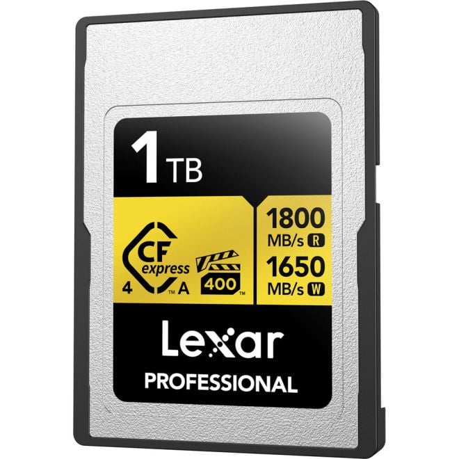 Ảnh minh họa Thẻ nhớ Lexar Professional Gold CFexpress 4.0 Type A 1TB 2