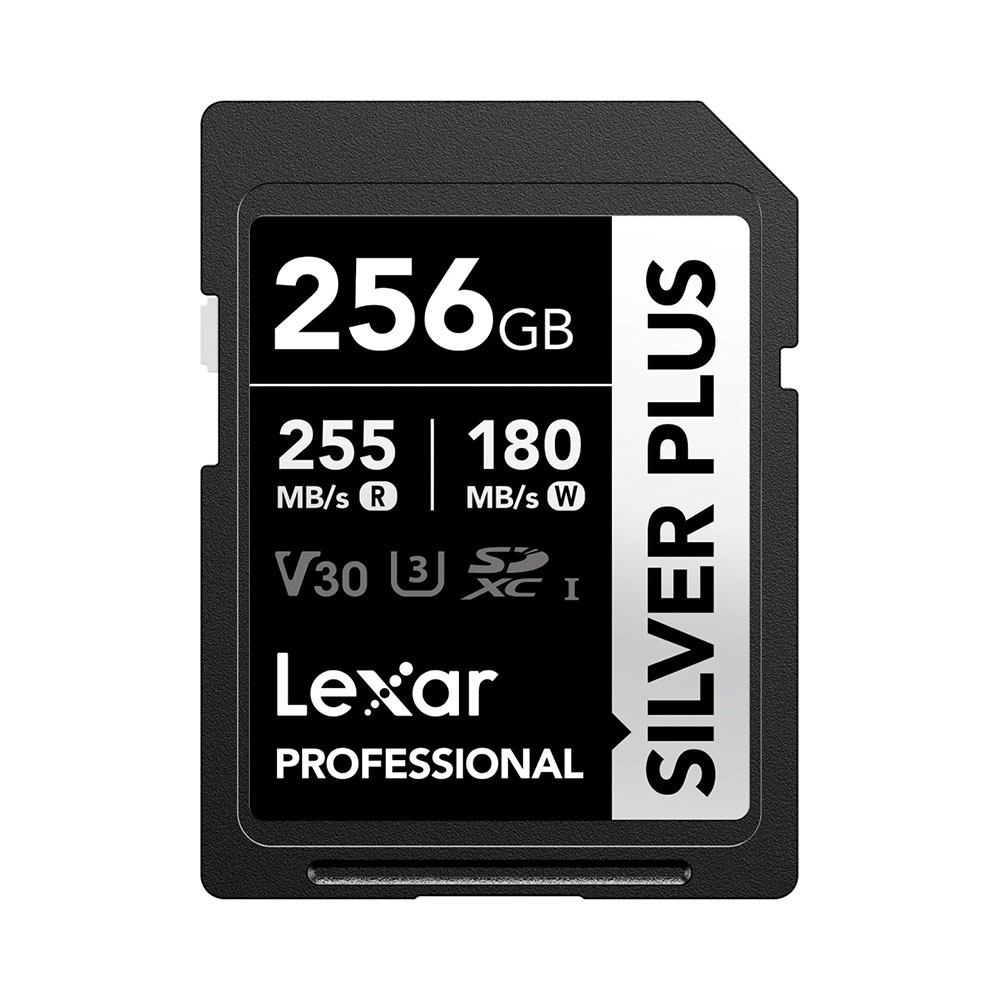 Thẻ Nhớ Lexar SDXC 256GB Silver Plus 255MB/s 180MB/s | Chính hãng