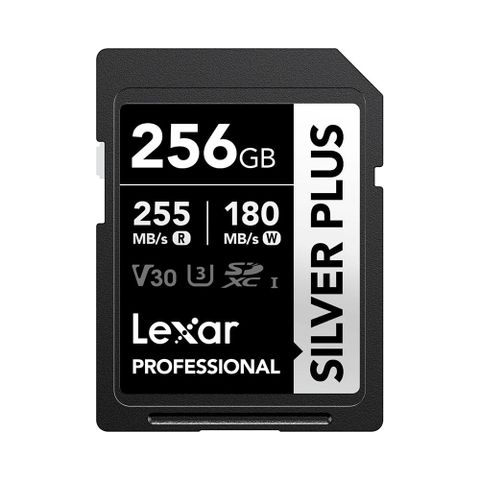 Thẻ Nhớ Lexar SDXC 256GB Silver Plus 255MB/s 180MB/s | Chính hãng
