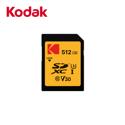 Thẻ nhớ SD Kodak UHS-I U3/V30/A1 512GB