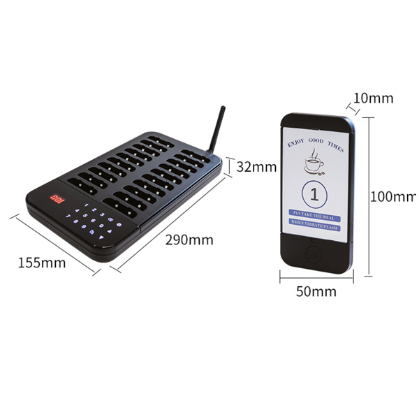 Ảnh minh họa Thiết bị báo rung phục vụ Gpos HT-2051R [20 tay] 2