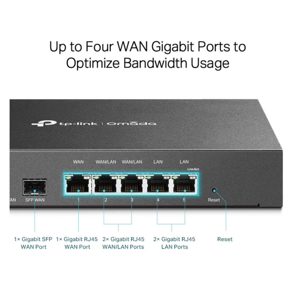Thiết bị cân bằng tải TP-Link TL-ER7206 (4 cổng WAN/ Dưới 200 User)