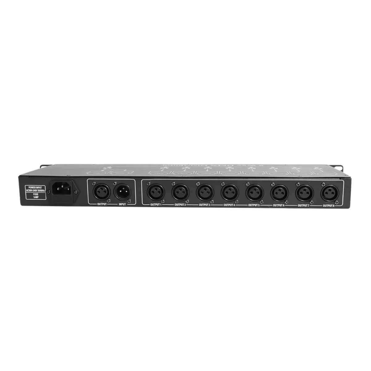 Ảnh minh họa Thiết bị chia và khuếch đại tín hiệu ánh sáng Bksound DMX LX-08 3