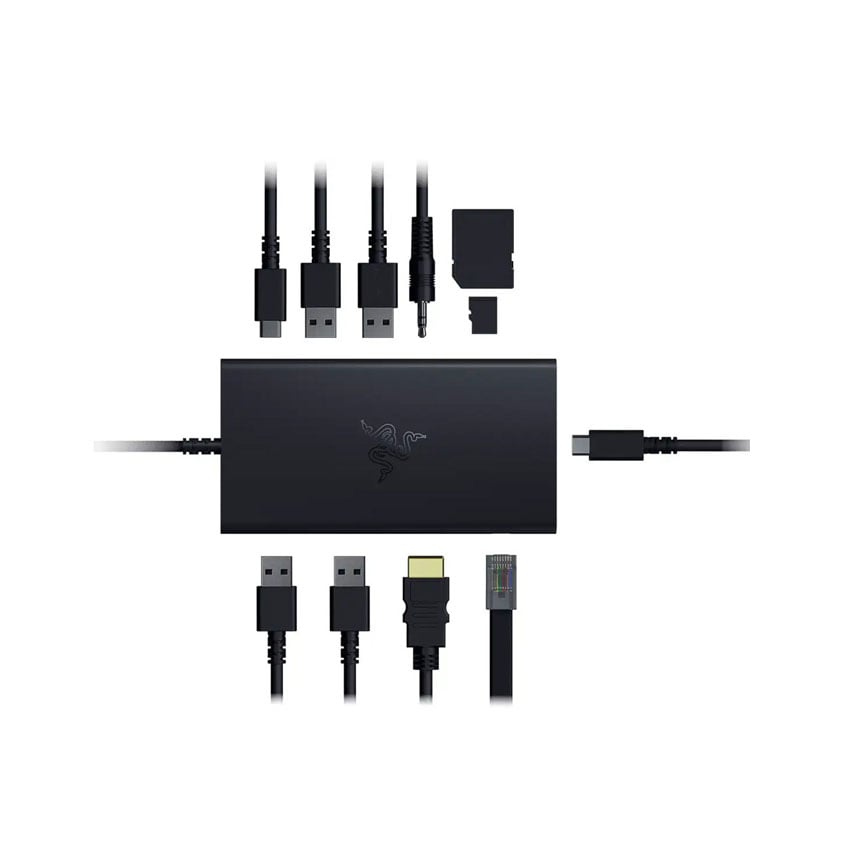 Ảnh minh họa Thiết bị chuyển đổi Razer USB C Dock 11 trong 1 (RC21-02250100-R3M1) 2