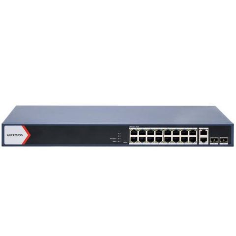 Thiết bị chuyển mạch Switch 16 POE Hikvision DS-3E1520P-EI/M