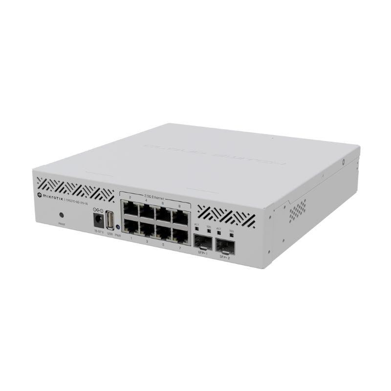 Ảnh minh họa Thiết bị chuyển mạch Switch MikroTik CRS310-8G+2S+IN 1